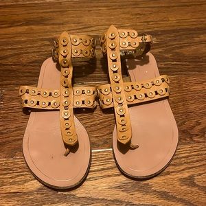 Aquazzura Rebel Studs Leather Flats